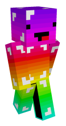 Rainbow Slime Minecraft Skin