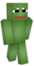 Sad trollface  Minecraft Skin