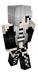 Grey Girl Minecraft Skin - Laby