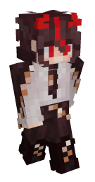 Demon Black Hair Minecraft Skin - Laby
