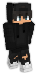 Calça preta e vermelha Minecraft Skins