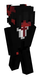 Black Hair Suit Minecraft Skin - Laby