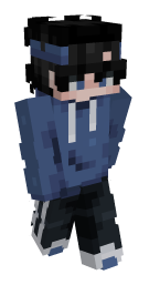 Blue Skull Minecraft Skin - Laby