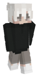 White Hair Minecraft-Skin | laby.net