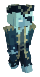 Gold Eyepatch Minecraft Skin - Laby