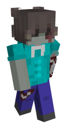 Grey Blood Minecraft Skin - Laby