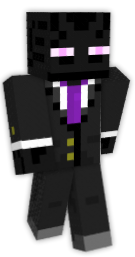 Download Minecraft - Ender Man Minecraft Skin PNG Image with No