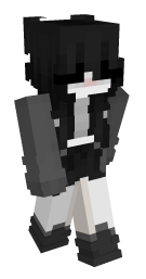 Black Hair Minecraft Skin | laby.net