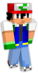 Download skin Ash from Pokemon free for Minecraft PE