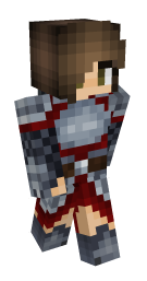 Red Female Knight Minecraft Skin | laby.net