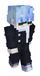 Blue Hair Minecraft Skin - Laby