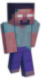 Herobrine Girl  Purple Minecraft Skin