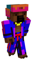 Neon Bear Minecraft Skin - Laby