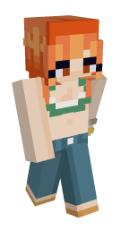 One Piece Nami Minecraft Skin - Laby
