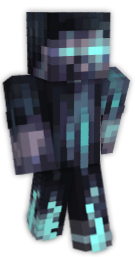 Blue Herobrine, Minecraft Skin