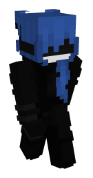 Blue Hair Minecraft Skin - Laby