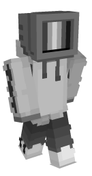 Classic Gray Minecraft Skin - Laby