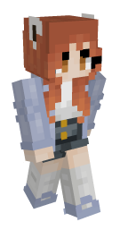 Red Hair Cardigan Minecraft Skin - Laby