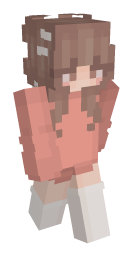 Pink Cute Minecraft Skin - Laby