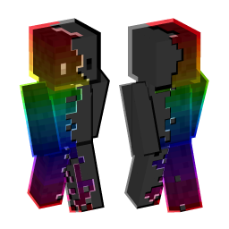 Minecraft Color C Rainbow Chroma Minecraft Skin - Laby