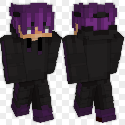 Boy Purple Hair Minecraft Skin | laby.net