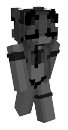 Black Gray Minecraft Skin - Laby