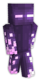 Purple Enderman, Minecraft Skin