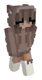 Girl Hoddie Minecraft Skin - Laby
