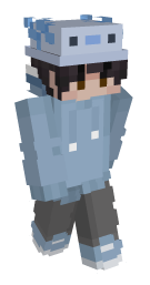 Cute Blue Skin Minecraft Skin | laby.net