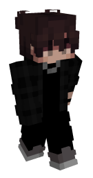 Black Slim Minecraft Skin - Laby