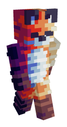 Fire Fox Tail Minecraft Skin - Laby