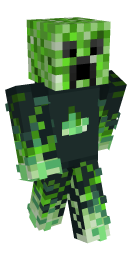Fire Creeper Minecraft Skin - Laby
