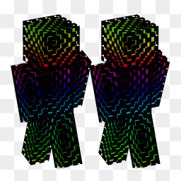 Rainbow Black Minecraft Skin | laby.net