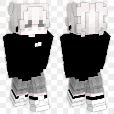 Boy White Hair Skin de Minecraft | laby.net