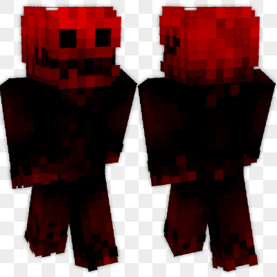 Red Creepy Minecraft Skin | laby.net
