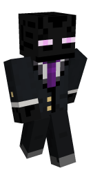 Minecraft Enderman In A Suit Skin